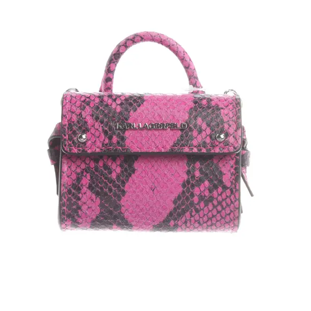 Evening Bag, in Pink, Leather, Karl Lagerfeld