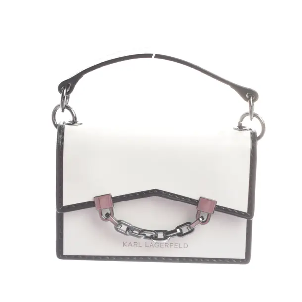 Abendtasche, in Beige, Leder, Karl Lagerfeld