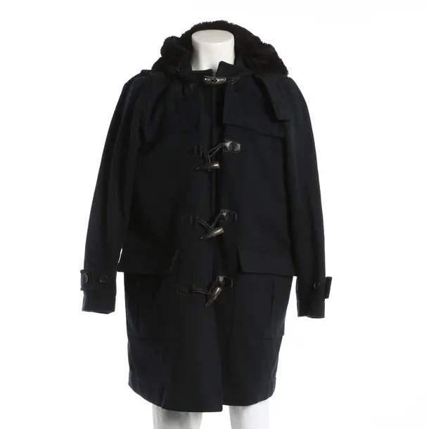 Winter Coat, in Navy, Wool, Louis Vuitton