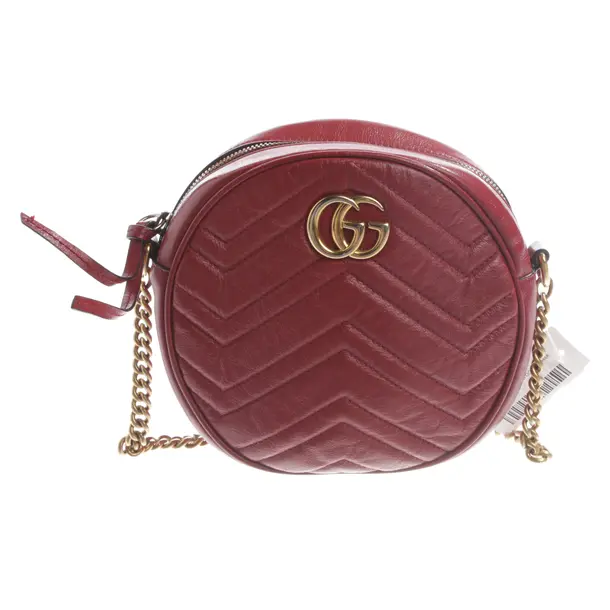 Schultertasche, in Bordeaux, Leder, Gucci