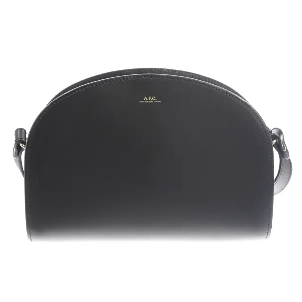 Schultertasche, in Schwarz, Leder, A.P.C