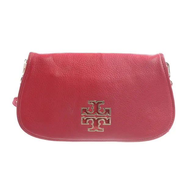 Schultertasche, in Rot, Leder, Tory Burch