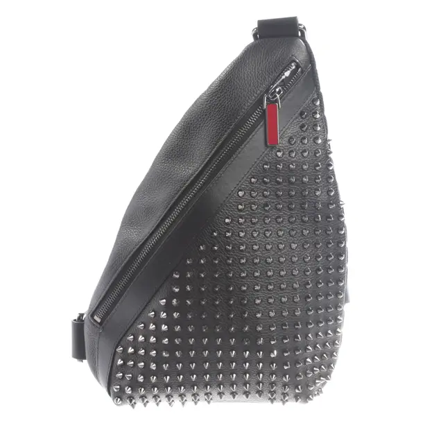 Schultertasche, in Schwarz, Leder, Christian Louboutin