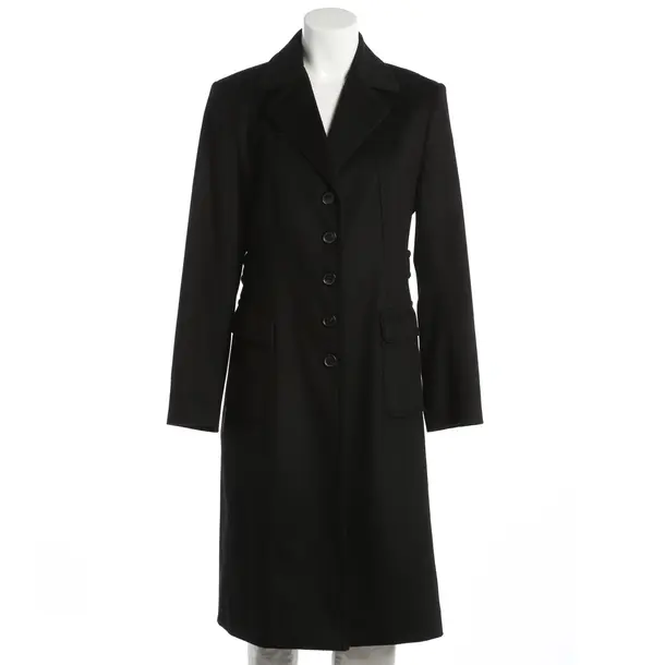 Wintermantel, in Schwarz, Wolle, Strenesse