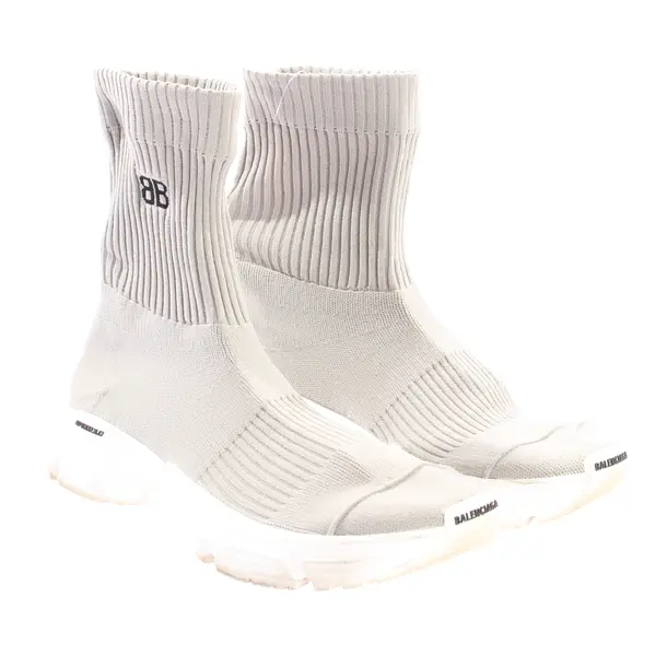 High-Top Sneaker, in Hellgrau, Balenciaga