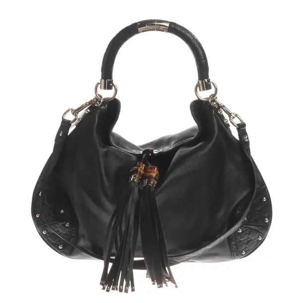 Shoulder Bag, in Black, Leather, Gucci