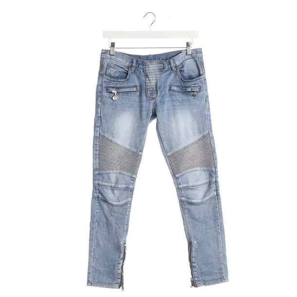 Jeans skinny, in Azzurro, Cotone, Balmain