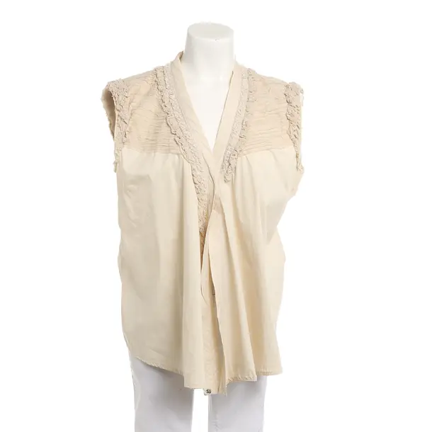 Top, in Beige, Baumwolle, Marc Cain