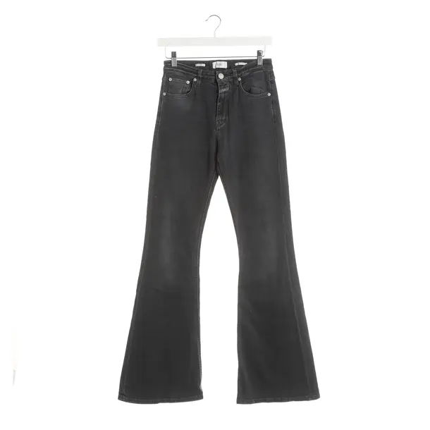 Jeans Flared, in Dunkelgrau, Baumwolle, Closed