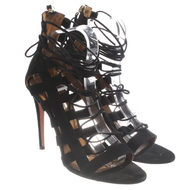 Heeled Sandals, in Black, Aquazzura