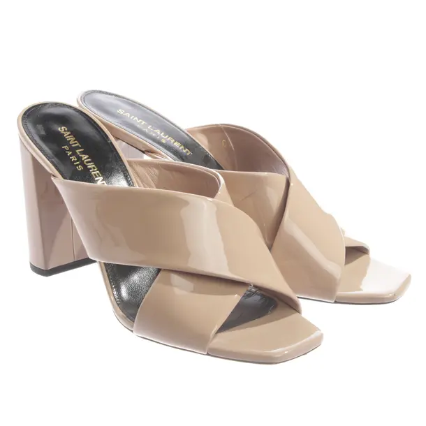 Sandaletten, in Hellbraun, Saint Laurent