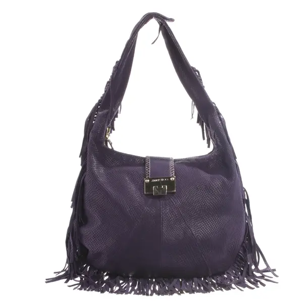 Hobo Bag, in Purple, Leather, Jimmy Choo
