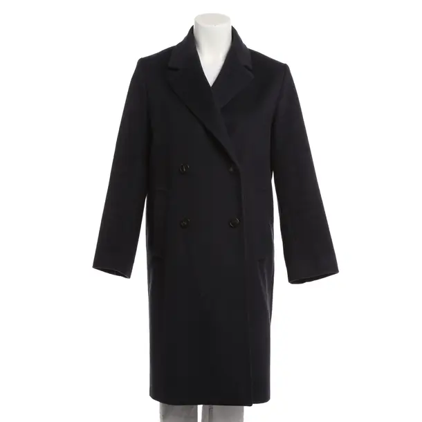 Mid-Season Coat, in Navy, Wool, Max Mara
