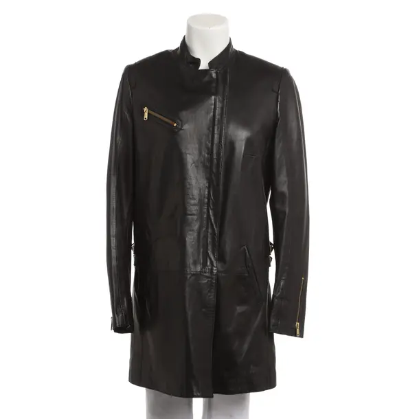 Lederjacke, in Schwarz, Leder, Schyia