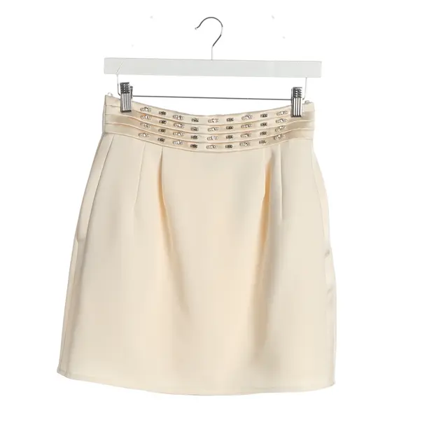 Gonna, in Crema, Poliestere, Elisabetta Franchi