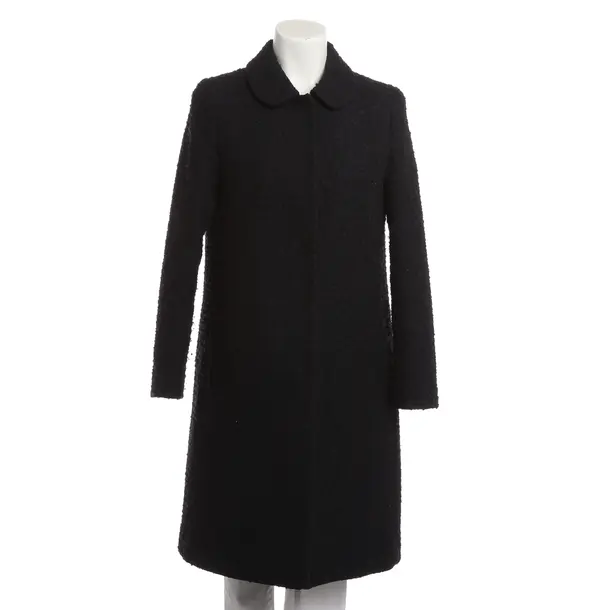 Mid-Season Coat, in Navy, Wool, Paule Ka