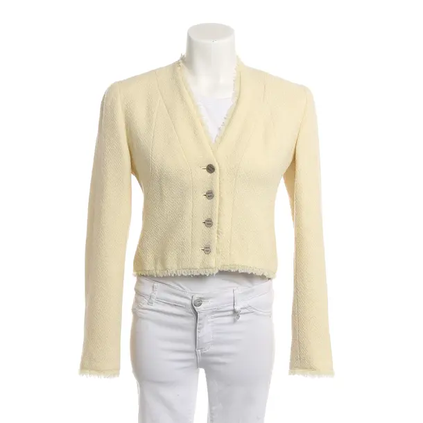 Blazer, in Pastel Yellow, Cotton, Chanel