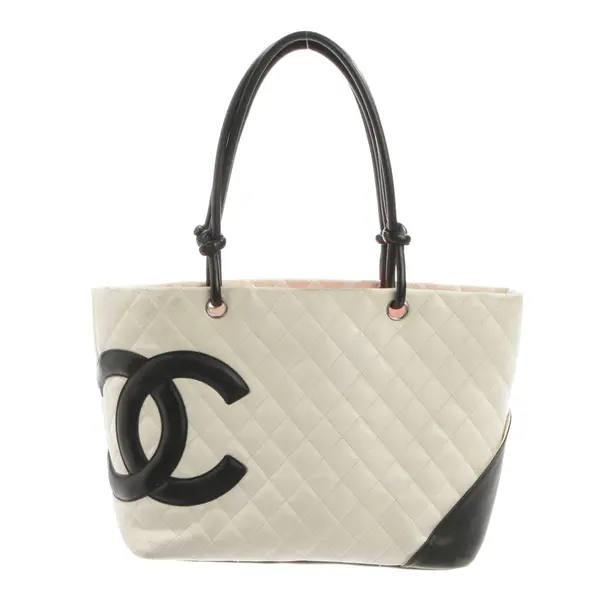Schultertasche, in Weiß, Leder, Chanel