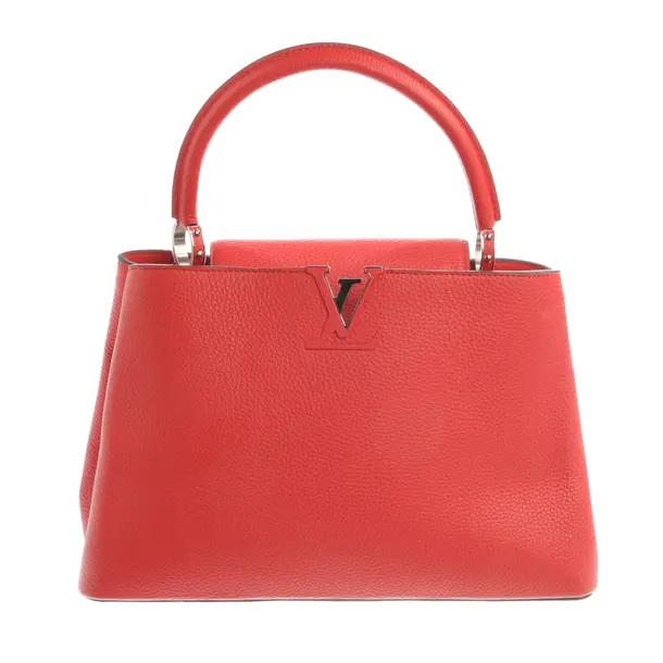 Handbag, in Red, Canvas, Louis Vuitton