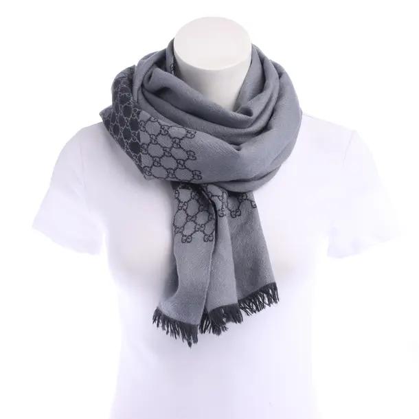 Scarf in Gray, Wool, Gucci