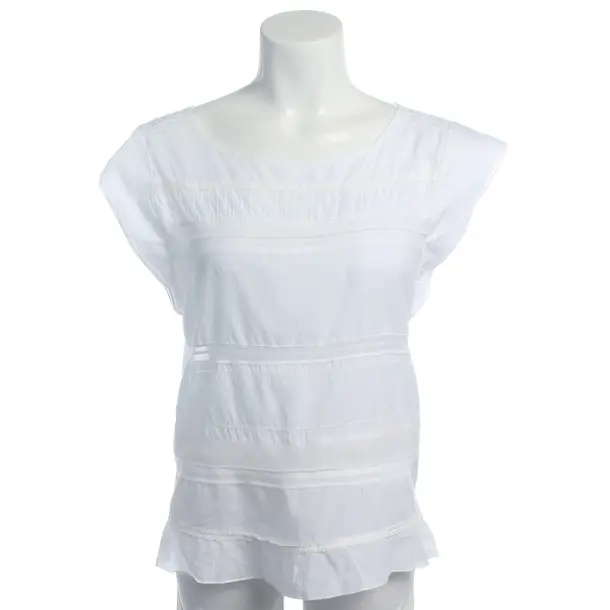 Bluse in Weiß, Baumwolle, Marc Cain