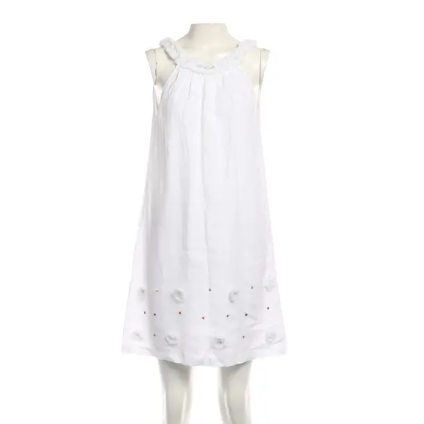 Kleid in Weiß, Leinen, Frogbox